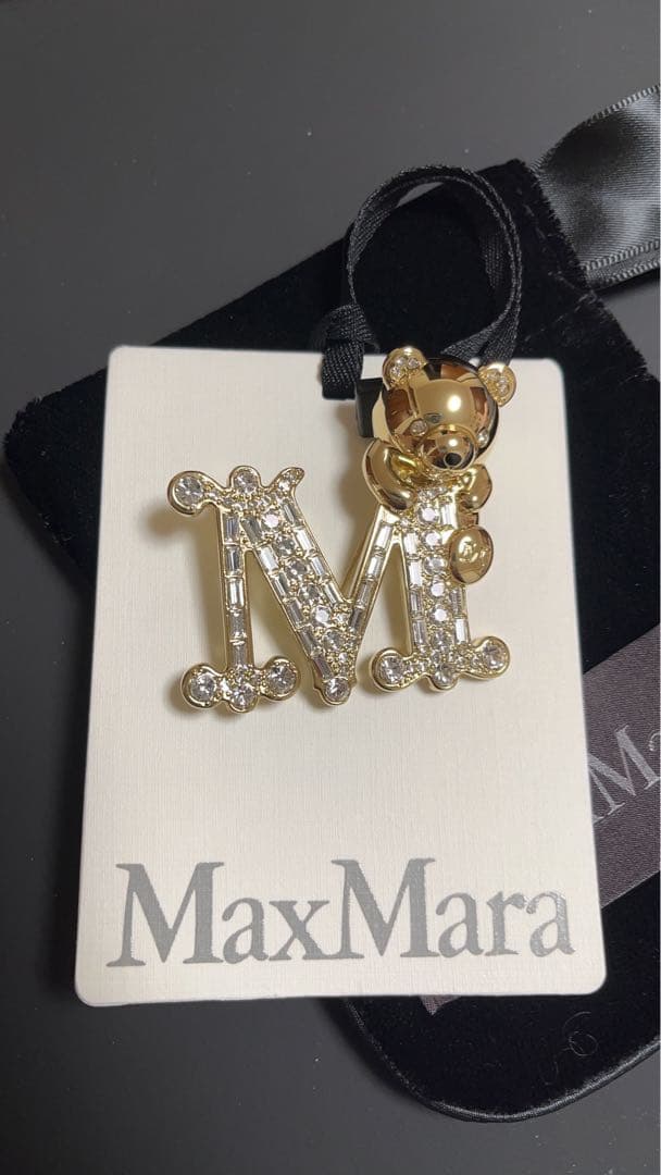 【新品未使用】MaxMaraマックスマーラ　テディブローチ