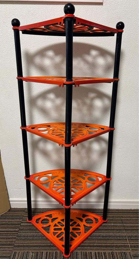 Le Creuset ルクルーゼ ポットスタンド 5段オレンジ　鍋スタンド