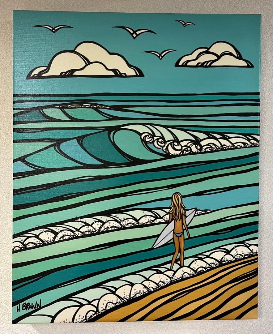 ヘザーブラウン　ジクレー絵画