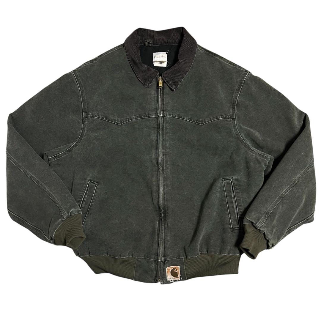 極上　カーハート　サンタフェジャケット　J14MOS モスグリーン