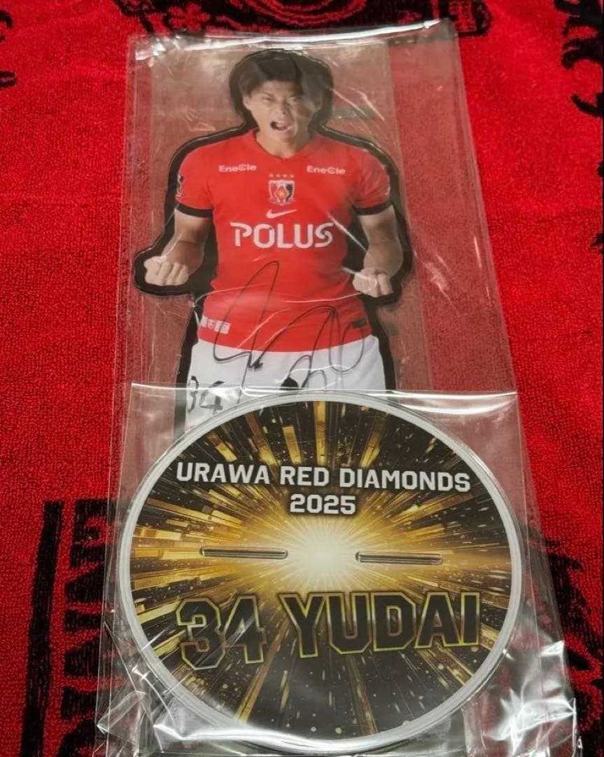 浦和レッズ 藤原優大 直筆サイン入りアクリルスタンド