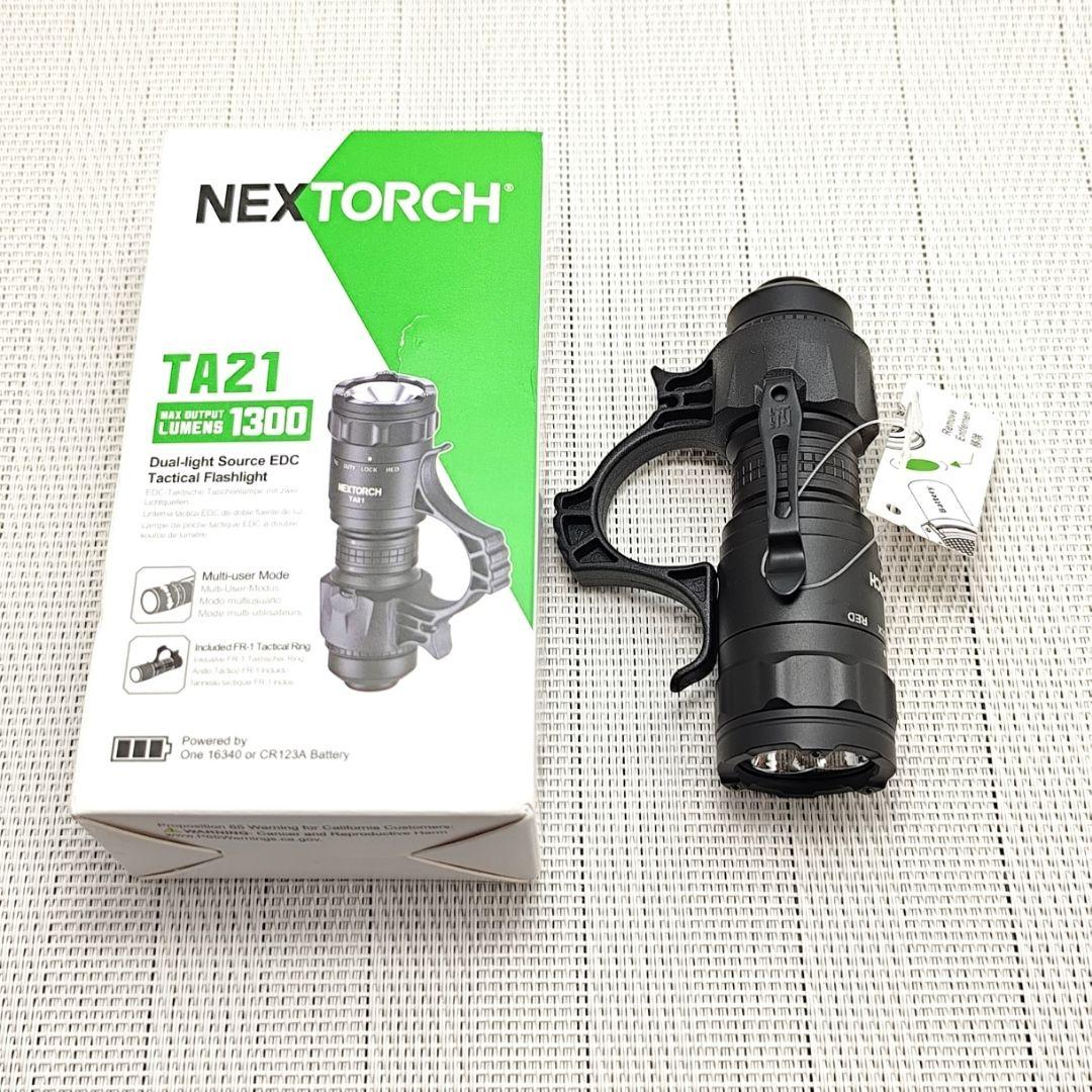 NEXTORCH TA21 【動作確認のみ・ほぼ未使用品】 Nextorch ネクストーチ】 TA21 Tactical Flashlight