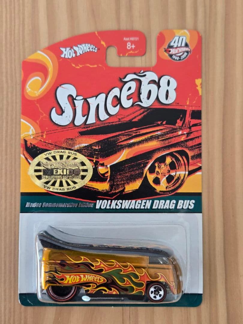 ホットウィール since68 メキシコ記念版 VW ドラッグ バス