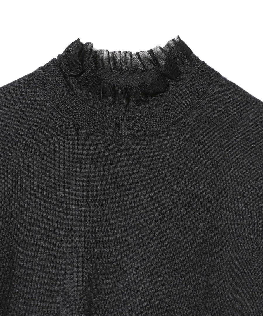 エストネーション スモッキングフリルネックニット 即日発送 - メルカリ