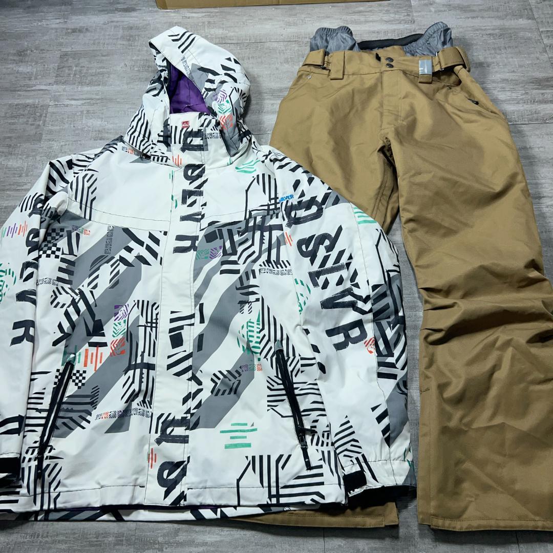 美品 QUIKSILVER スノーボードウェア セット クイックシルバー