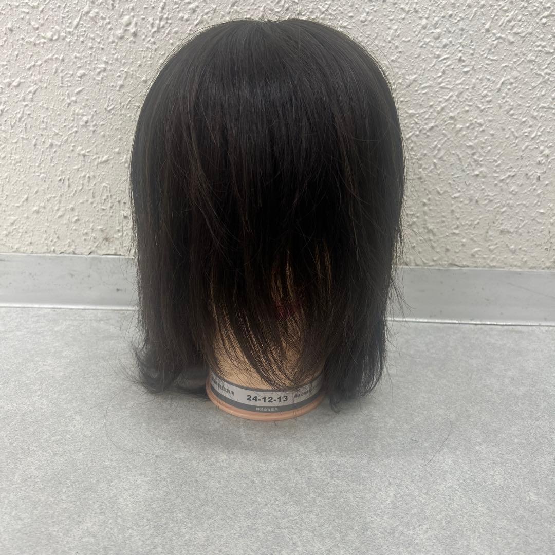 国家試験 美容師 美容学生ダークブラウン ロングウィッグ - メルカリ