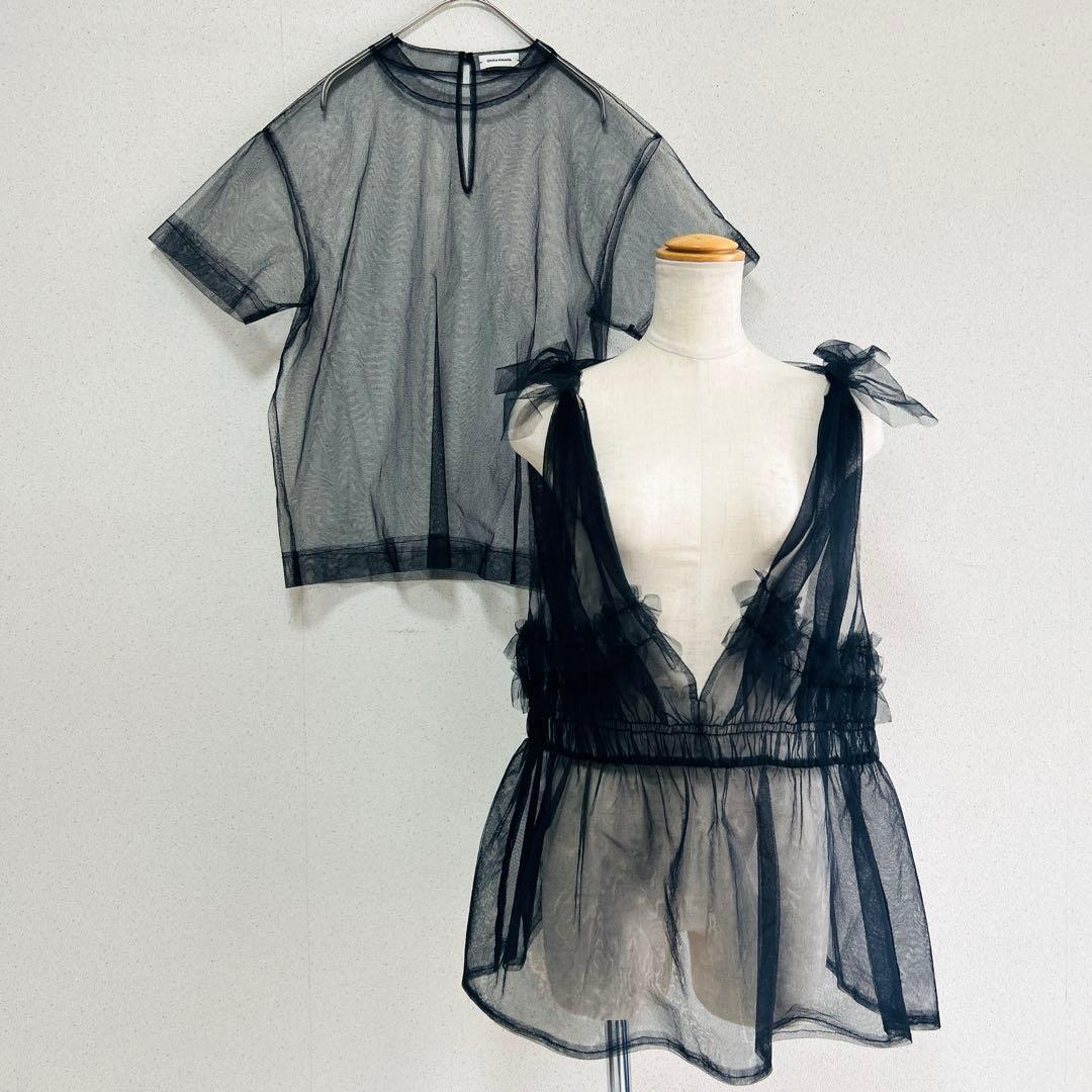 Chika Kisada チカキサダ チュール トップス ビスチェ セット