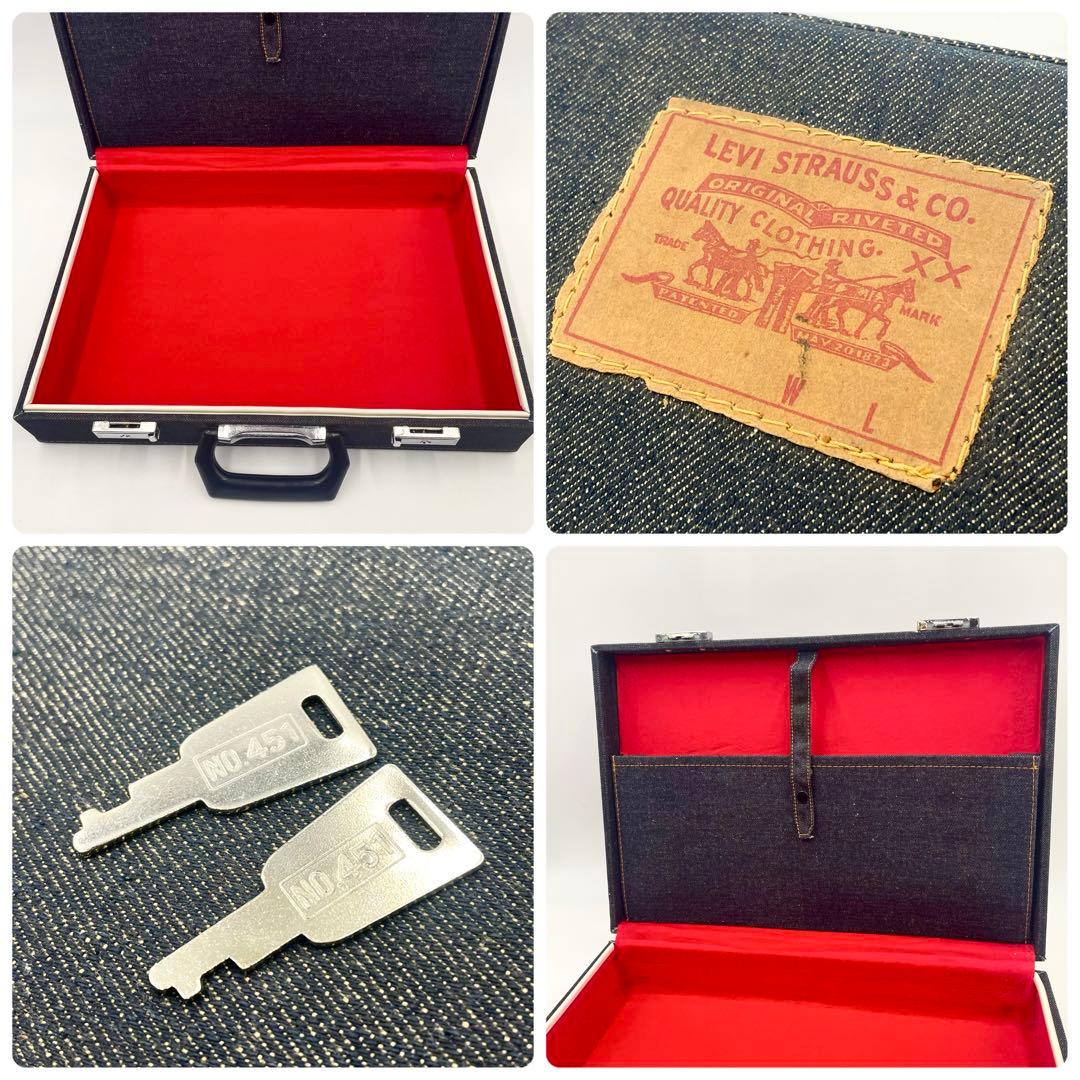入手困難】Levi's リーバイス デニム アタッシュケース オレンジタブ
