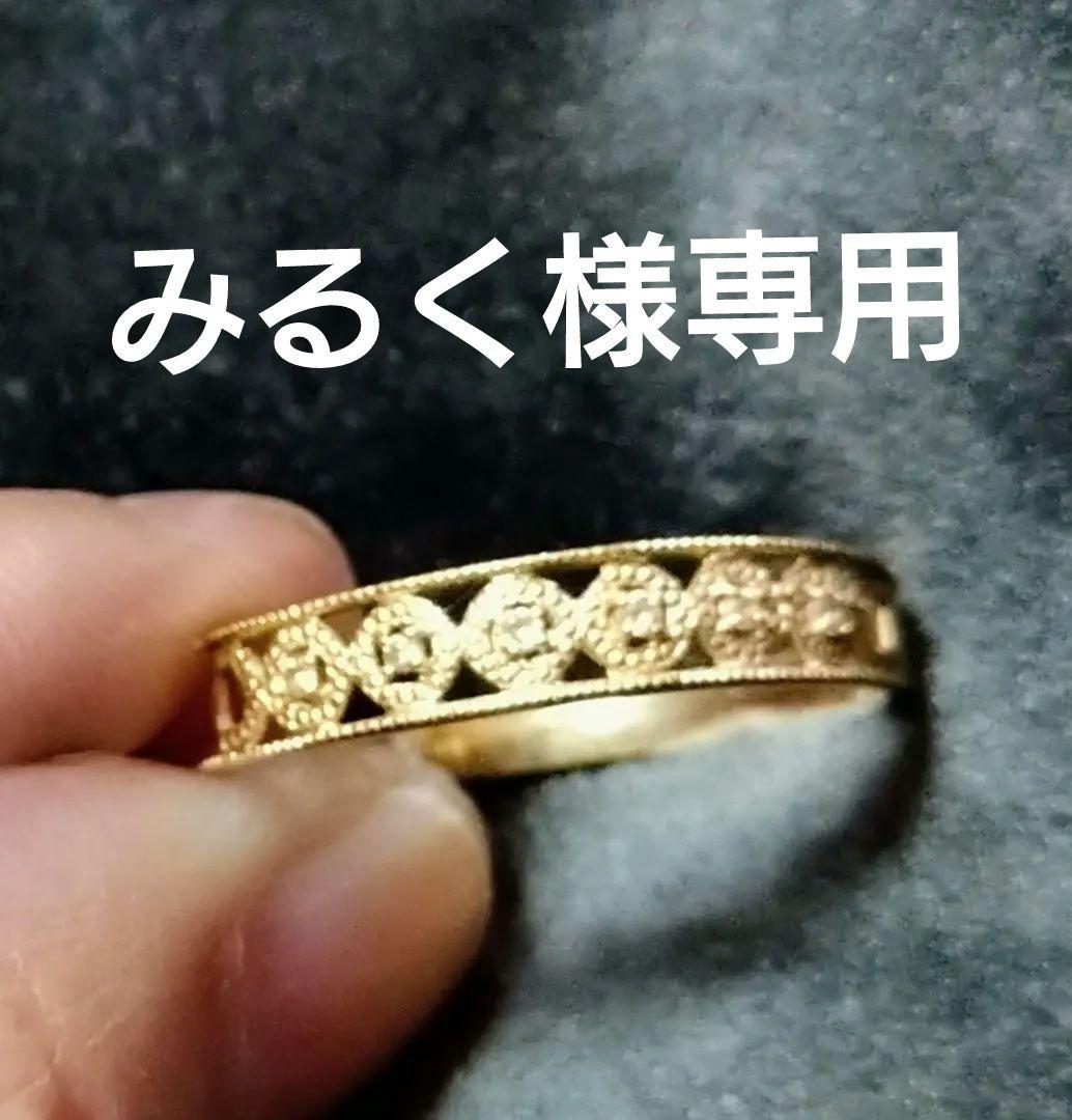 みるく　10K天然ダイヤモンドリング 楽天市場】【超特価】天然ダイヤモンド 10石 ハーフエタニティリング