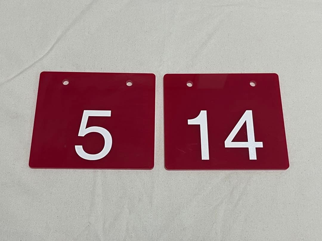 鉄道部品　編成札　イケ5 イケ14