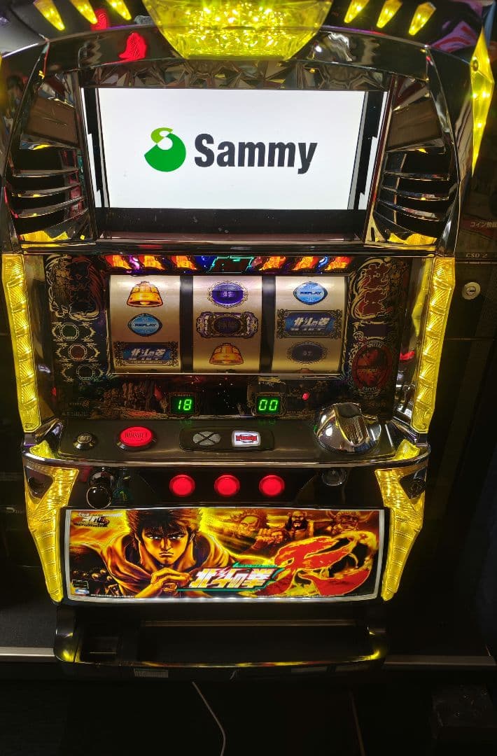サミー　北斗の拳　転生の章　5号機　完動品 サミー パチスロ北斗の拳 転生の章【パネル指定不可】【中古パチスロ