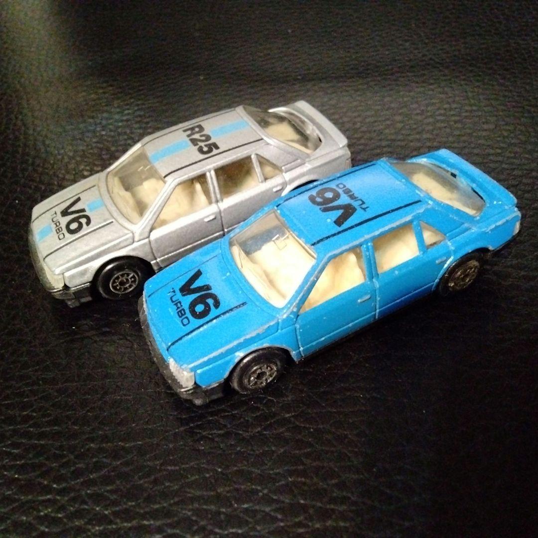 ルノー25 ヴァンサンク V6 ターボ ミニカー２台セット