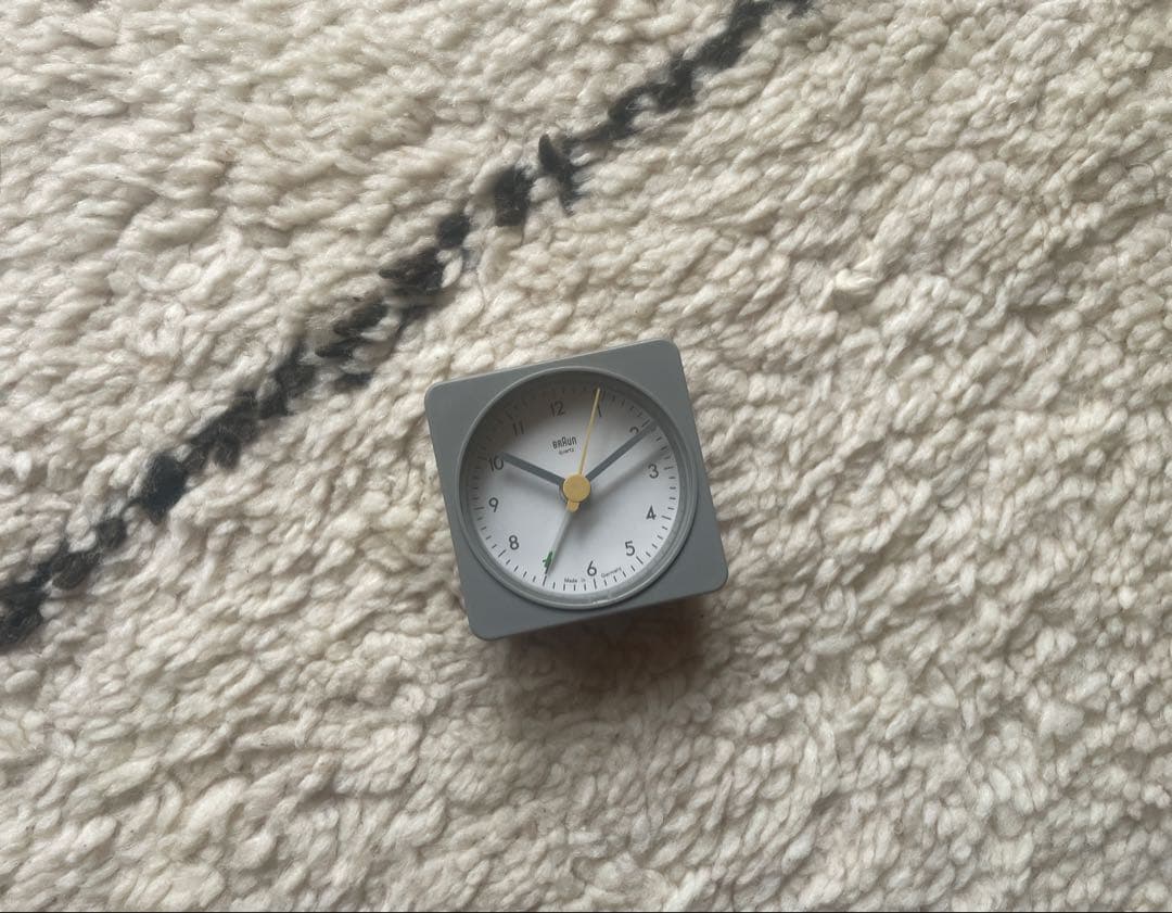 ヴィンテージ　BRAUN AB1 オリジナル　グレー　ディーターラムス　時計