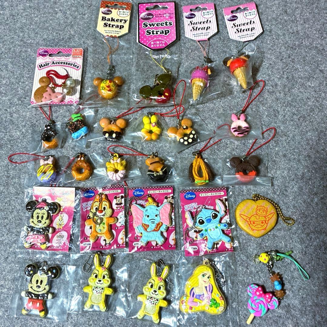 ディズニー　リーメント　クッキーマスコット　ドーナツマスコット　ストラップ