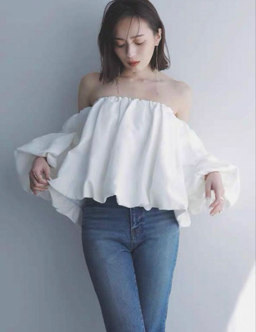 り*ご様 anuans ボリュームバルーントップス ボリュームバルーントップス