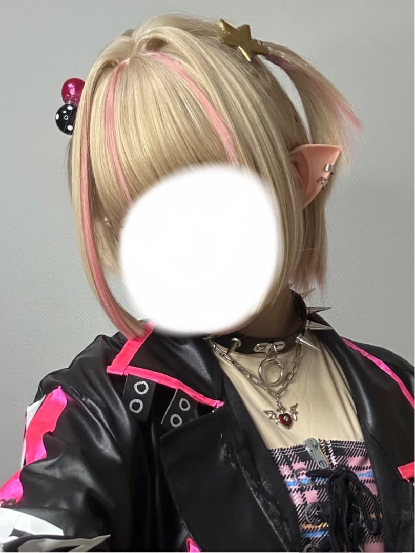 にじさんじ　魔界ノりりむ　コスプレウィッグ　おりコウ