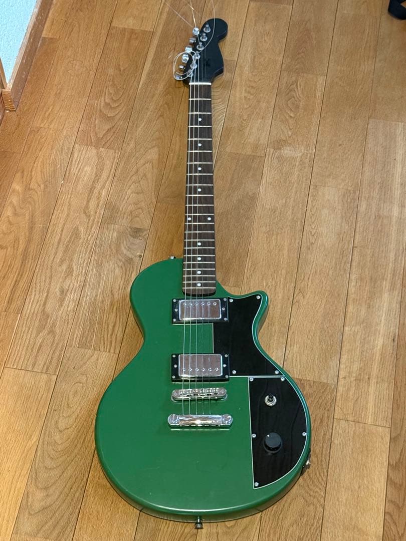 コンポーネントギター　レスポールタイプ エレキギター グリーン