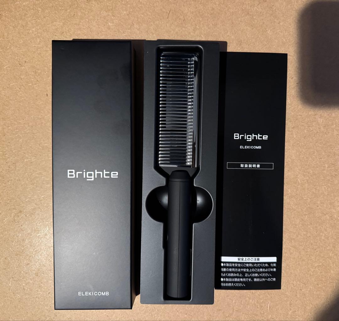 新品未使用★Brighte ELEKICOM 電気コーム ブラック