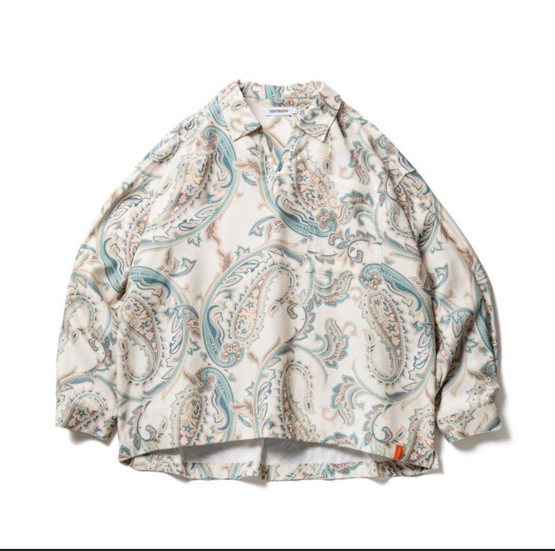 トップス TIGHTBOOTH PAISLEY L/S OPEN SHIRT