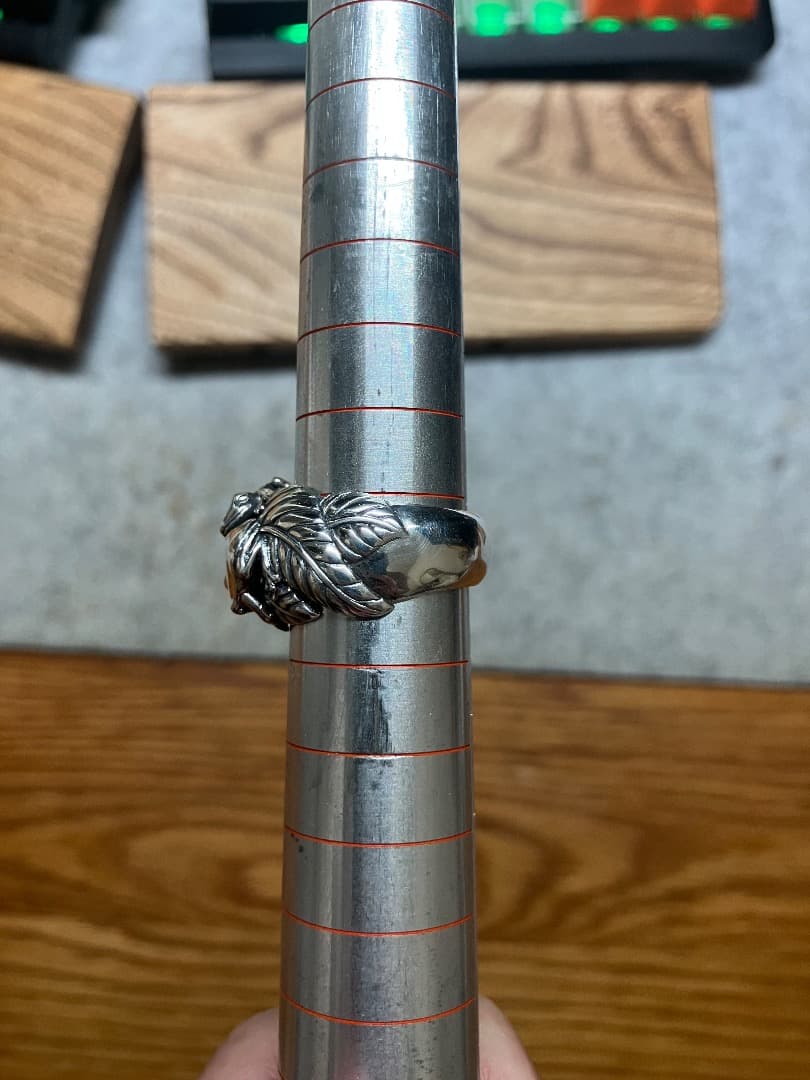 絶版】 刻印 かすう工房 蛙玉 かえるだま リング