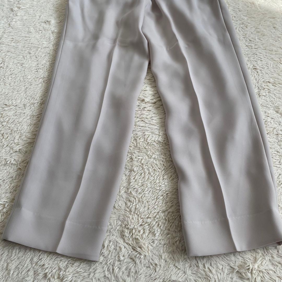 美品近年モデル✨アンカーウーマン パンツスーツ ノーカラー 洗える