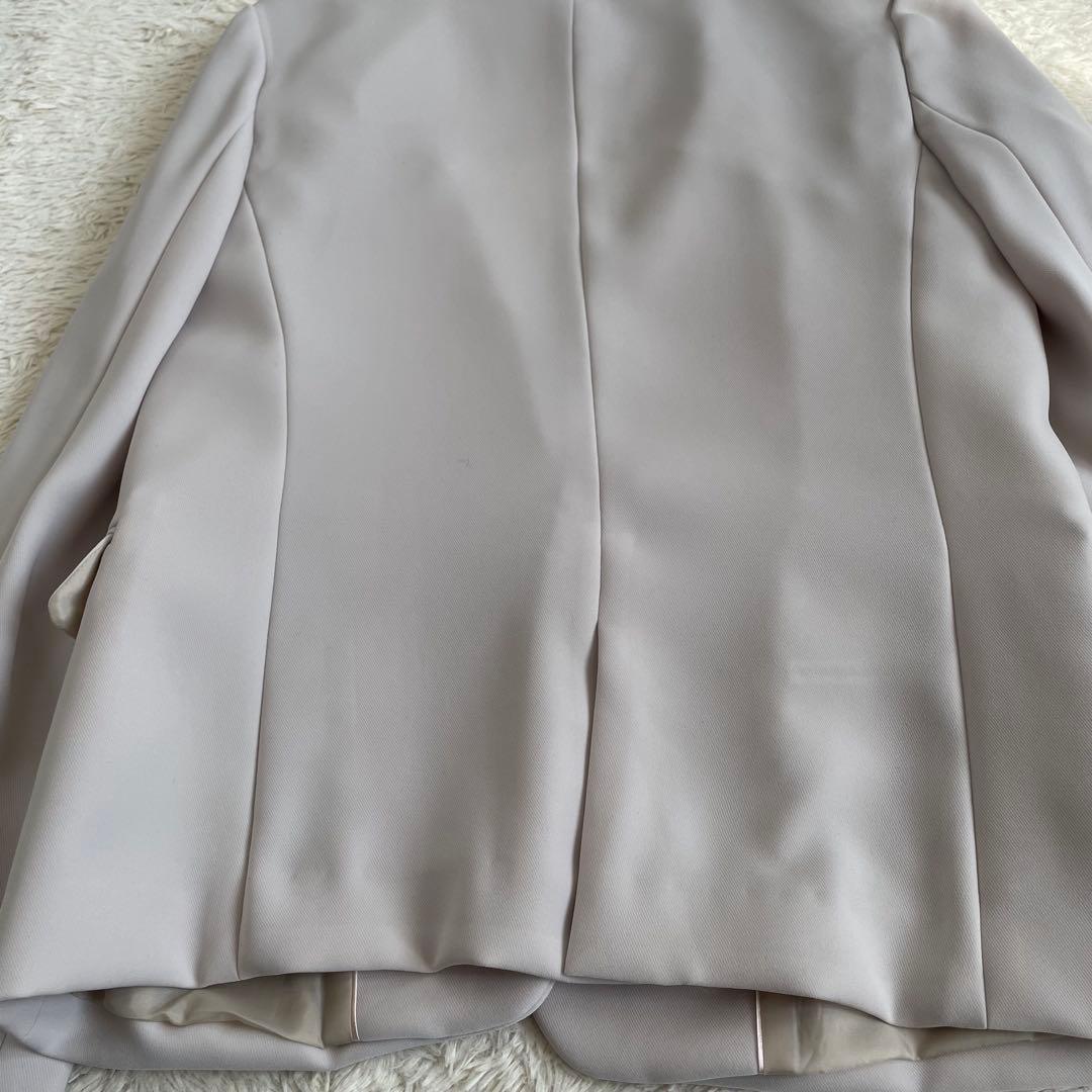 美品近年モデル✨アンカーウーマン パンツスーツ ノーカラー 洗える