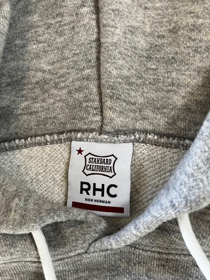 RHC RHCDロゴ グレー パーカー スタンダードカリフォルニア