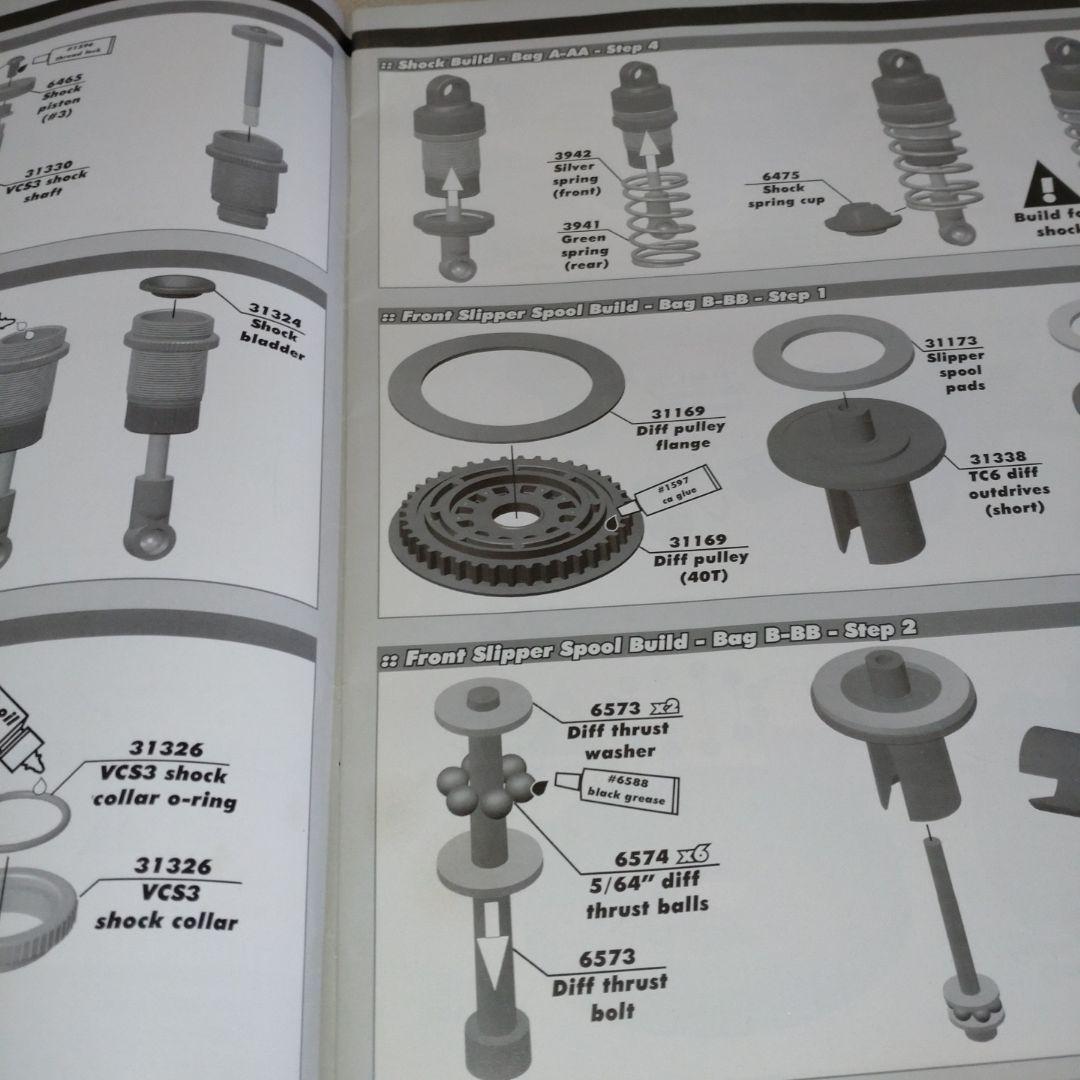 ♥ Teams アソシ TC-6 4WD ベルトドライブRCツーリングカー中古品