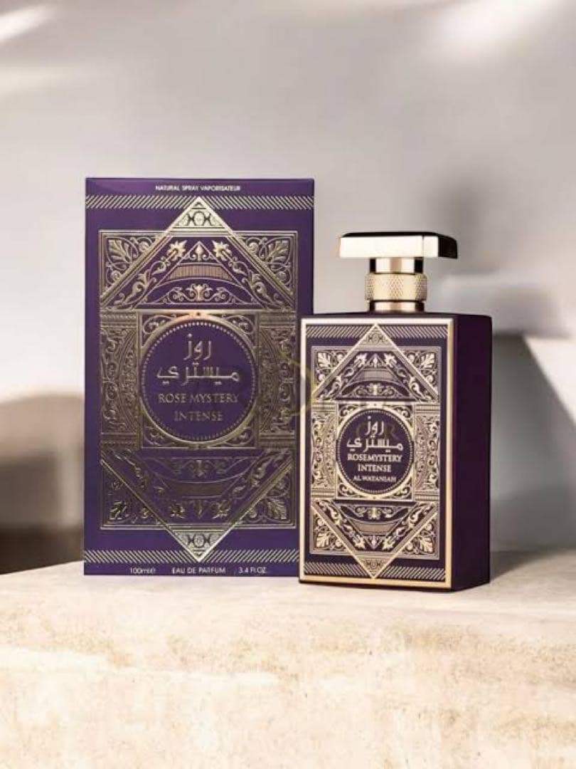 【新品】Rose Mystery Intense 香水 100ml 正規品 Al Wataniah Rose Mystery Intense 100ml Edp | Frete grátis