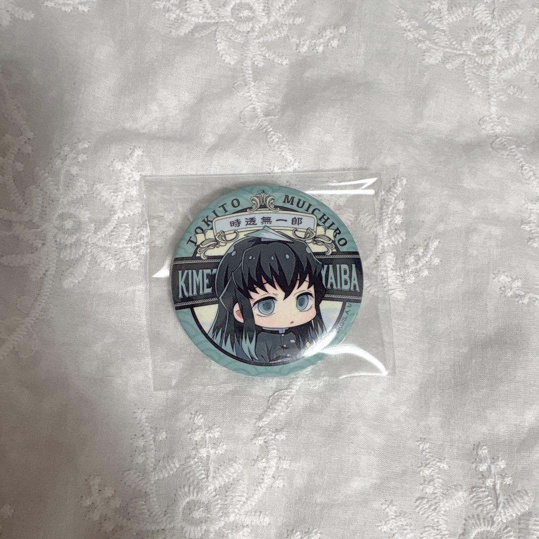 鬼滅の刃 成田空港 アニメデッキ 缶バッジ 時透無一郎