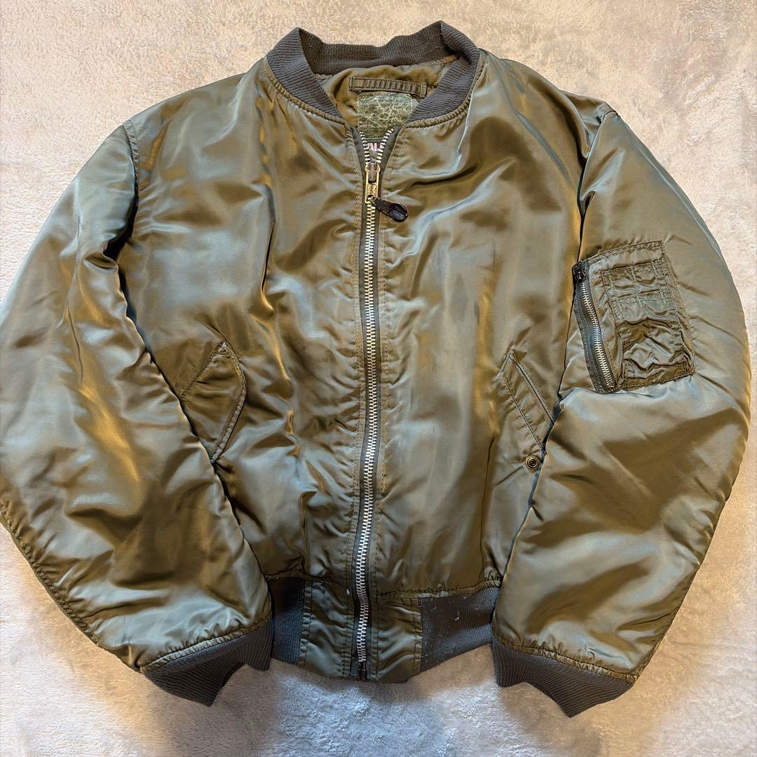 80s USA製 アルファ MA-1 フライトジャケット【M相当】IDEAL - メルカリ