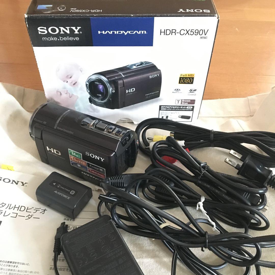 美品　動作確認済SONY HDR-CX590V 欠品なし