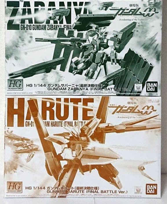 HG ガンダムサバーニャ ガンダムハルート ガンダム00』最終決戦仕様のガンダムサバーニャとハルートがHGガンプラ