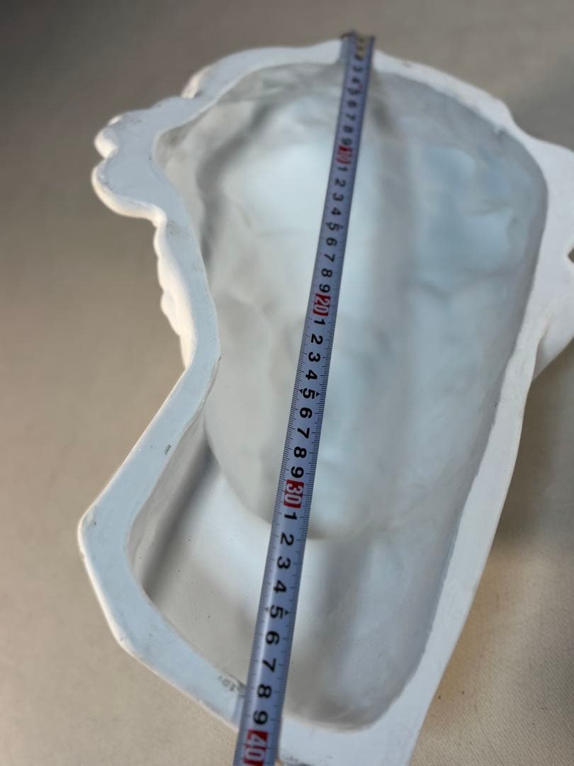 石膏像 メディチ デッサン 半面像 美術 絵画 オブジェ 彫刻 アート