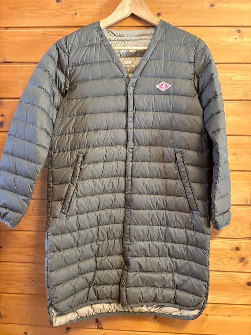 DANTON ダントン Vネックロングインナーダウンコート JD-8935