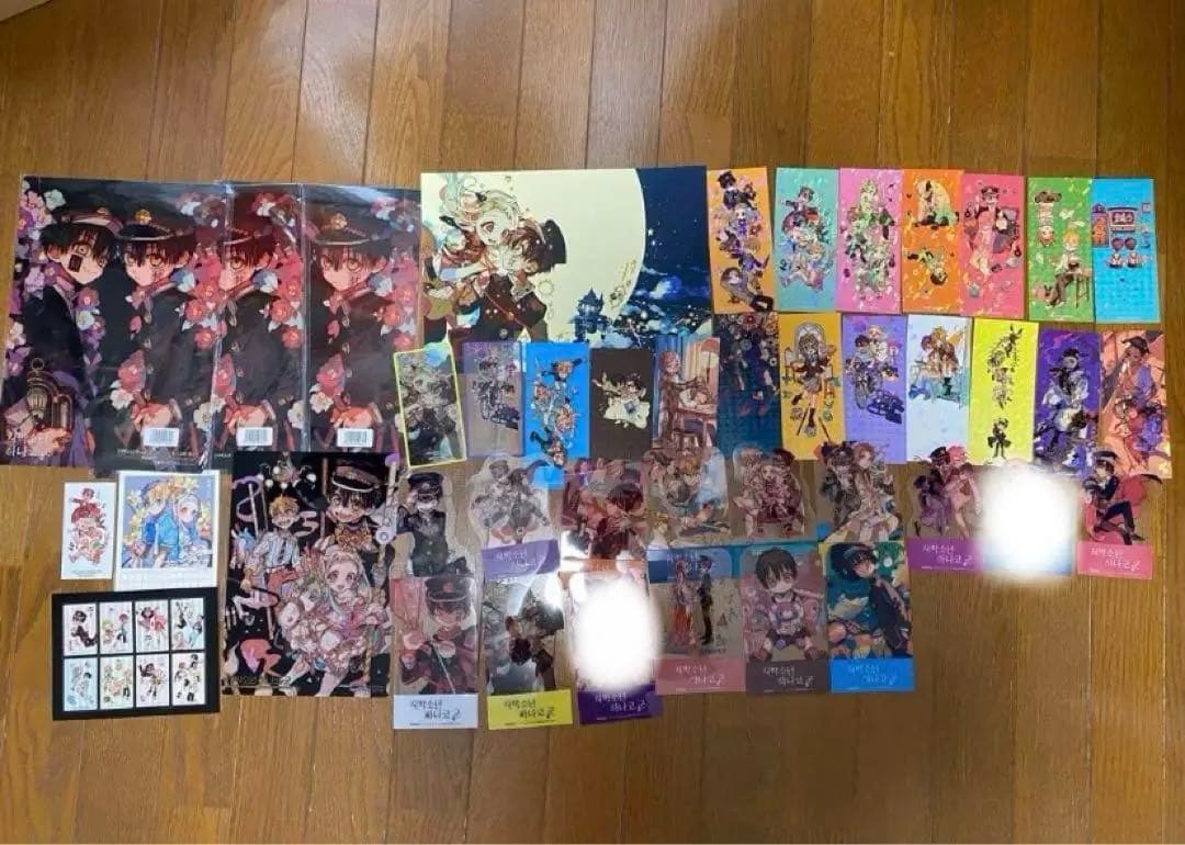 地縛少年花子くん　韓国　しおり　アクリルpopスタンド　イラストシート