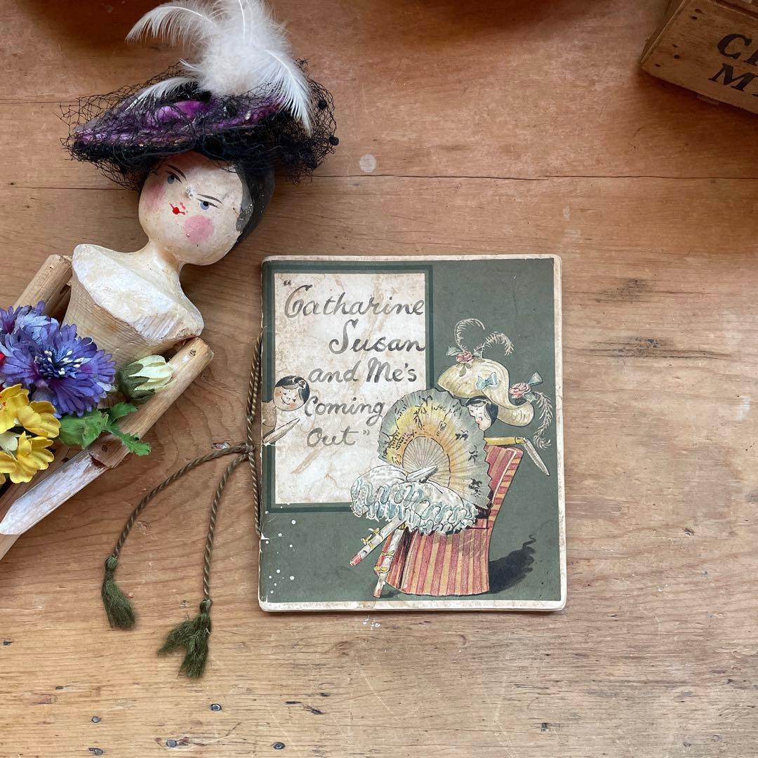 アンティーク　ペグドール　ピクチャーブック