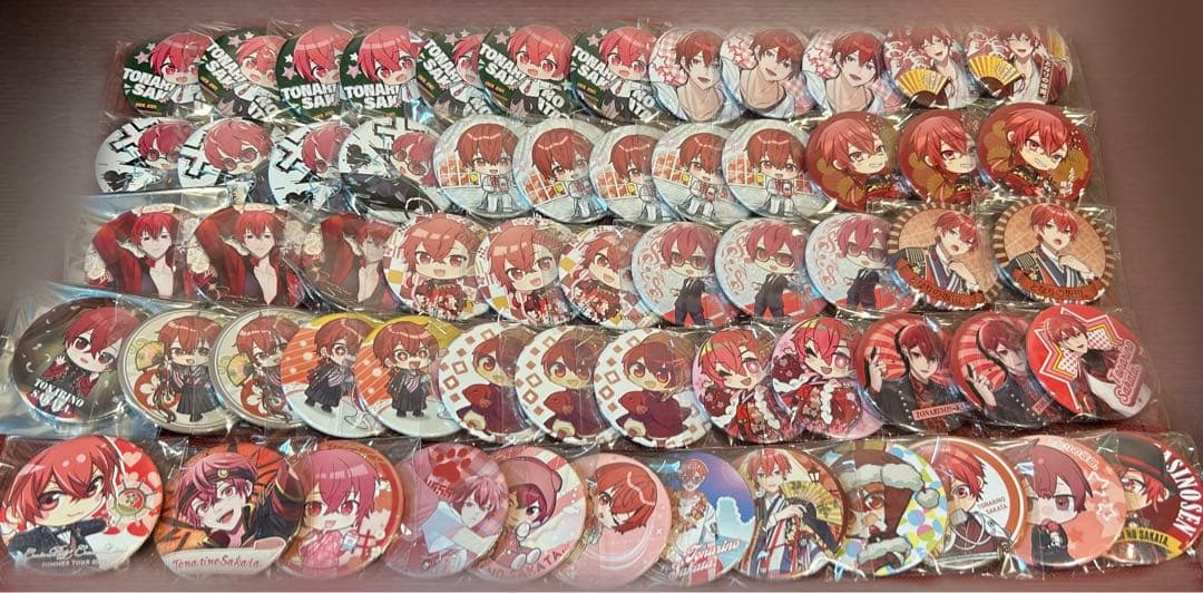 浦島坂田船 あほの坂田 となりの坂田 缶バッジ