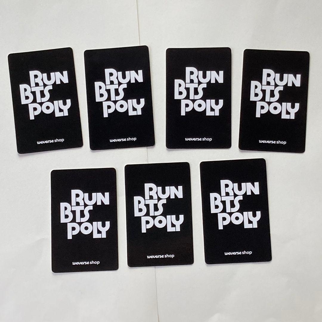 BTS RUN POLY HIGHLIGHT PACKAGEトレカ 7枚 - メルカリ