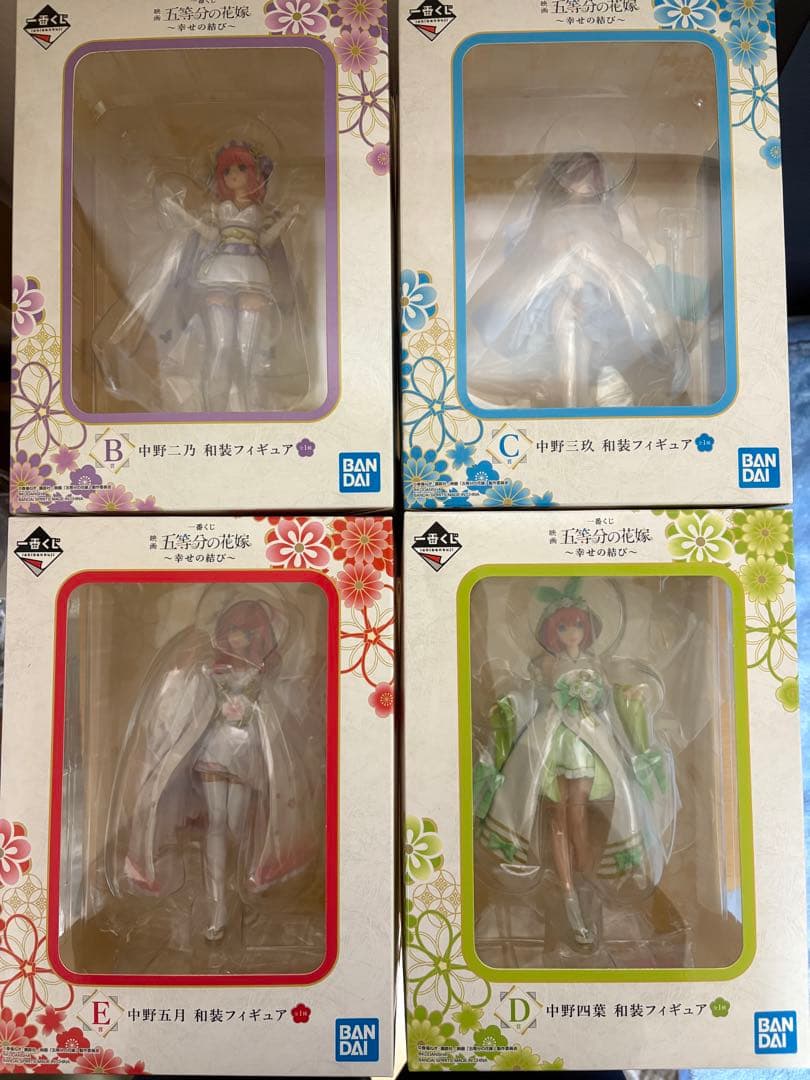 五等分の花嫁　一番くじフィギュア7体+プライズセット