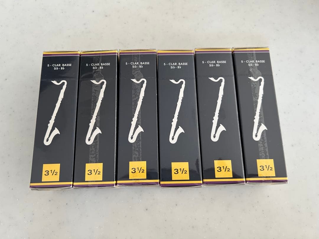 バンドレン　バスクラリネットリード 3 1/2 ６箱