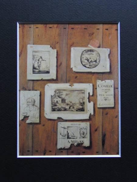 Ｐ・アコスタ、トロンプ・ルイユ、超希少、新品額付、状態良好