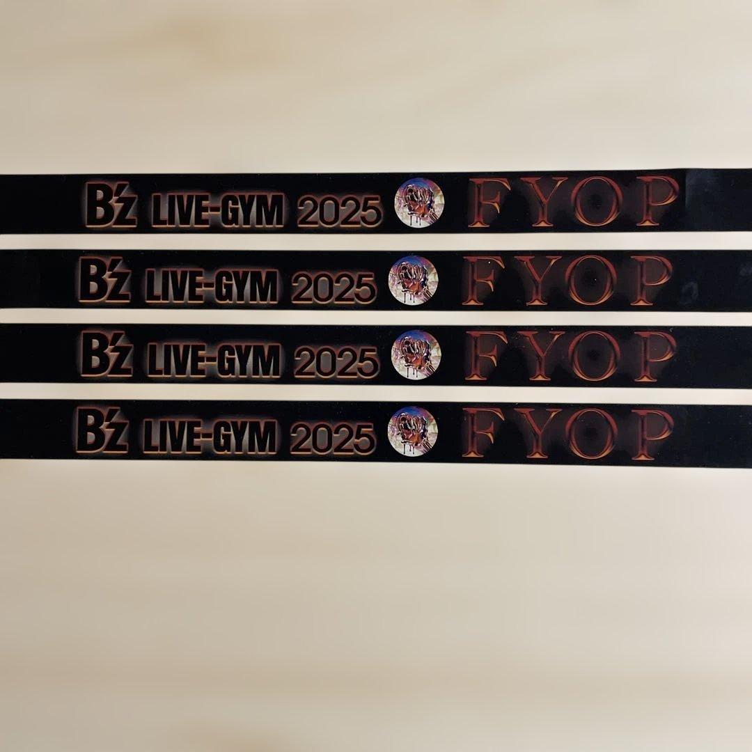 B'z LIVE-GYM 2025 FYOP銀テープ - メルカリ