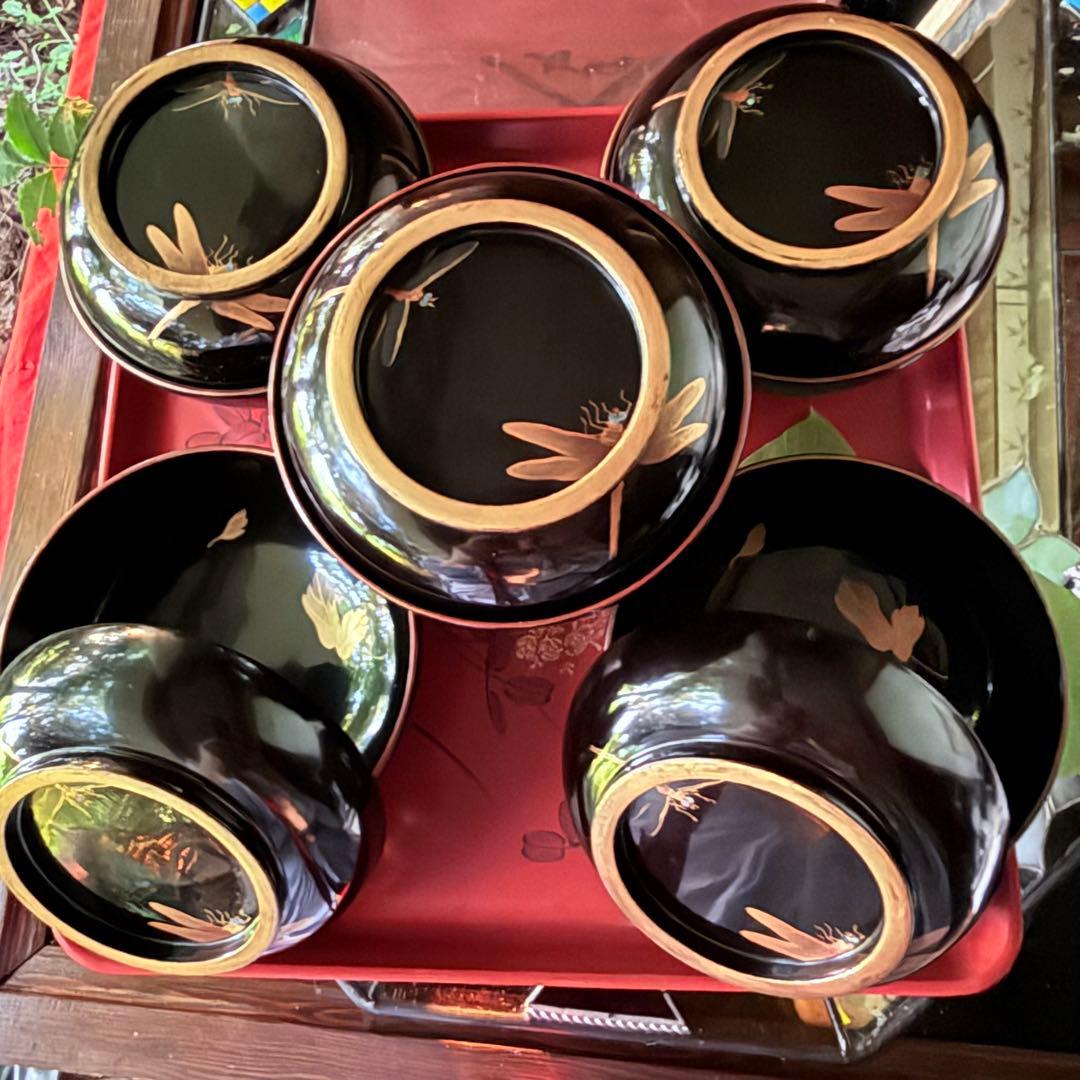 Y様へ感謝お嫁入‼️JAPAN螺鈿蒔絵『蜻蛉かげろう＆菊＆