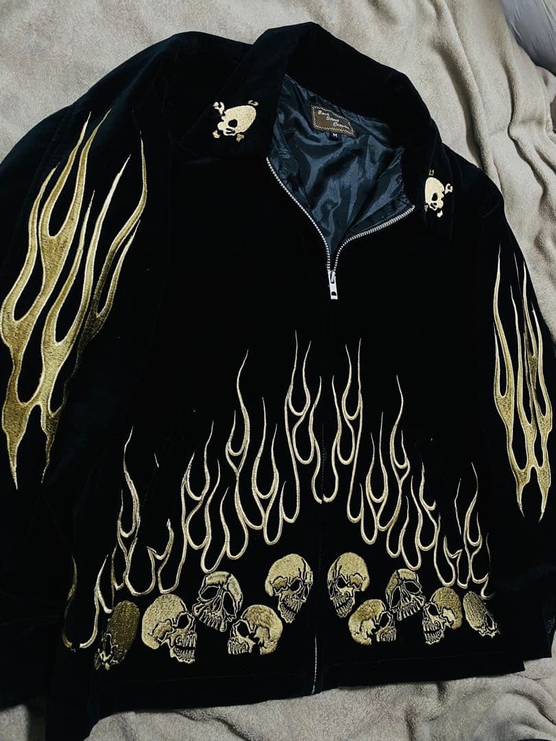 Back street Crawler 日本　美品 限定版　スカジャン　別珍 2026年最新】BACK STREET CRAWLER スカジャンの人気アイテム - メルカリ