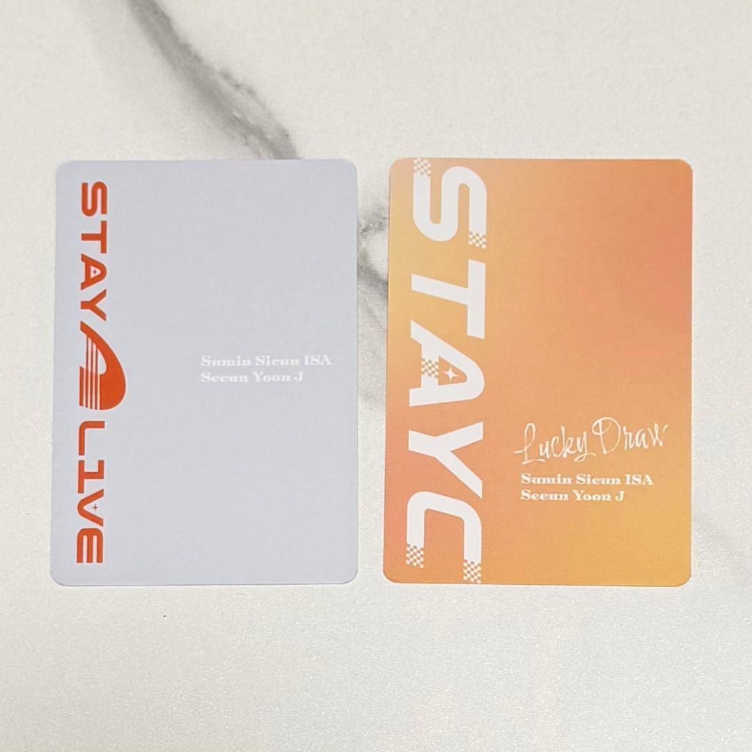 STAYC ISA アイサ トレカ SHOWCASE FC先行 ラキドロ - メルカリ