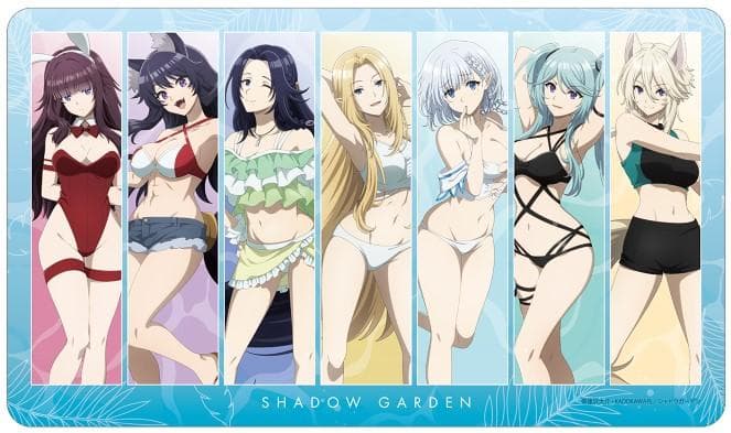 陰の実力者になりたくて！ 描き下ろしマルチデスクマット 集合 水着ver