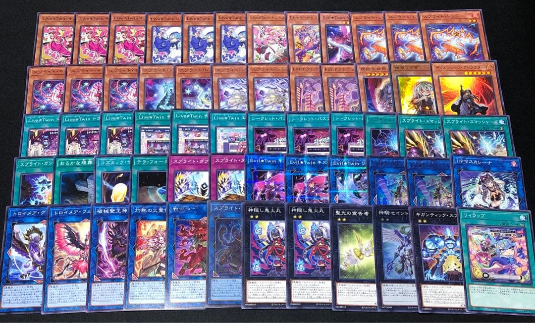 遊戯王 ライブツイン イビルツイン デッキ スプライト 構築済みデッキ