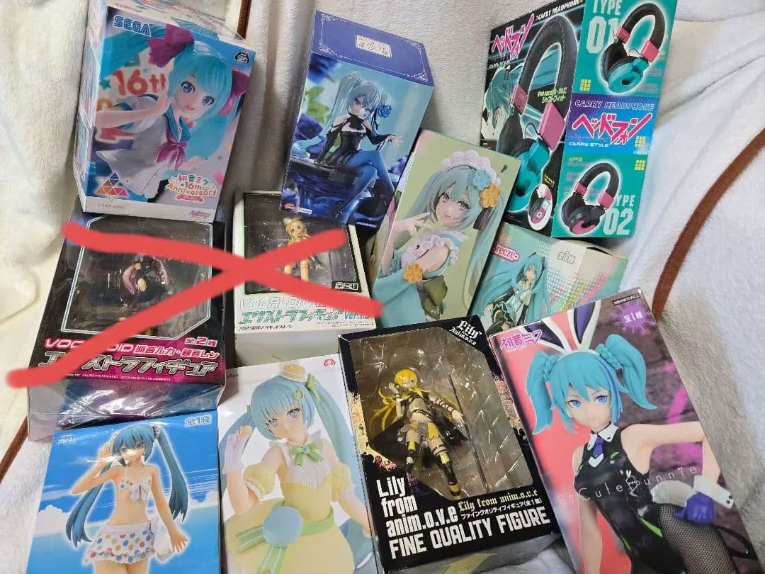 初音ミク 鏡音リン 巡音ルカ LiLy フィギュア ボカロ グッズ まとめ売り