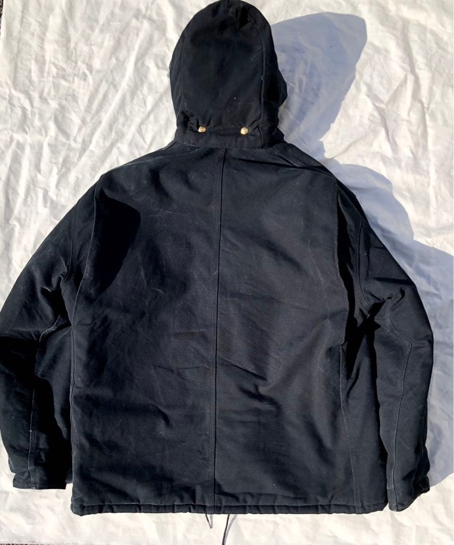 ま*様 Carhartt トラディショナルコート ブラック 90's 希少フード